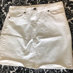 White j-crew skirt